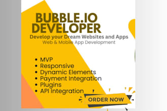 create a no code app using bubble io