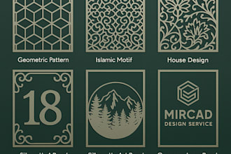 design decorative metal panels and laser cut house numbers