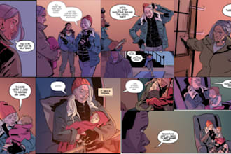 draw comic book illustration page graphic novels comic nsfw storyboard art nsfw