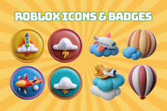 create roblox icons and badges