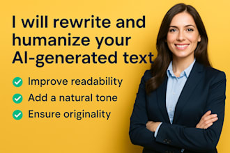 rewrite and humanize your ai generated text for natural flow