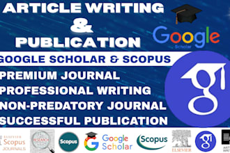 write and format journal articles for high impact publication on google scholar