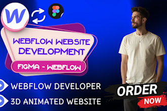 design develop webflow website figma webflow expert cms developer landing page