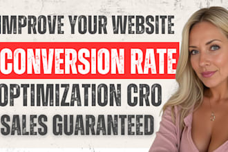 dramatically improve your website conversion rate optimization cro for sales
