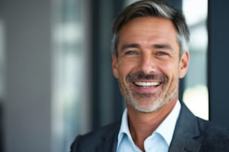 create a professional ai headshot for linkedin, CV, and business photo
