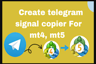 create telegram trade copier mt4 mt5 signal trade copier for forex trading bot