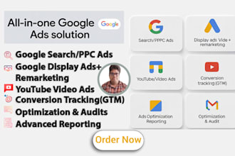 create and manage profitable google ads for ecommerce store
