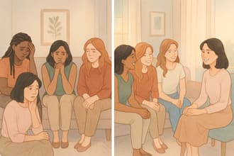 listen to women with heavy hearts