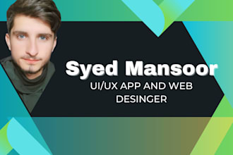 design responsive website UI UX in figma for landing pages and mobile apps