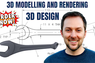create  3d printable cad models and stl files from drawings, images, or ideas