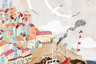 draw cute and stylized illustrations for you