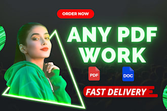 fix or create fillable PDF form or convert ms word to editable pdf