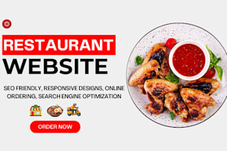 create a restaurant website with online food ordering