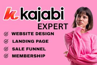 design kajabi website sales funnel landing page online course kajabi membership