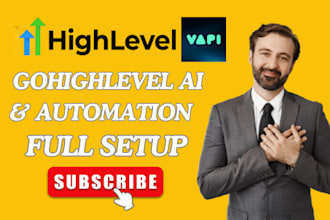 setup gohighlevel saas automation workflow go high level ai agent ghl expert