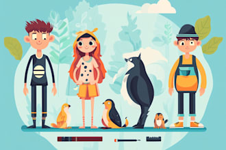 design flat vector illustrations