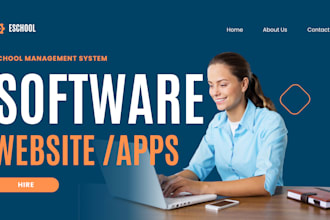 eschool saas development laravel flutter parent staaf school management software