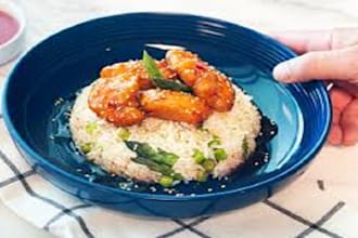 teach you  how to cook rice and chicken nugget