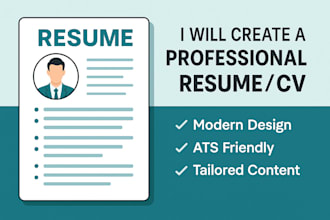 create a professional resume or CV that gets you hired