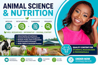 create animal nutrition plans, livestock feeding and diet formulation