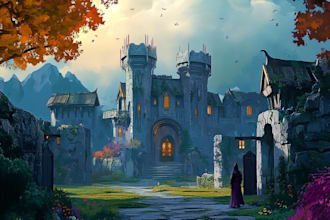 do yore idea landscape design, environment concept art