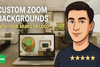 create a zoom virtual background for you