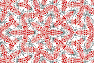 create custom textile prints for fabrics, fashion, or home decor
