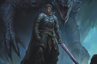 draw stylized illustration of your dnd character