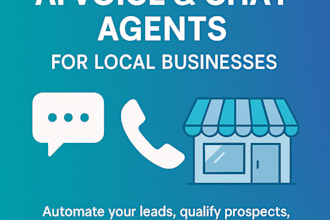 set up ai voice and chat agents to engage, qualify, and book