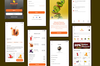 professional mobile app uiux design for ios and android