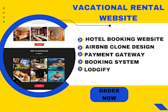 create a custom vacation rental booking site for airbnb and property hosts