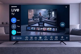 develop smart tv app, samsung TV app, ios, live tv channel with subscription