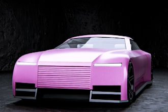 sculpt 3d vehicle,car chases,glb car,3d jaguar car model,3d automotive rendering