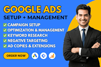 setup and manage adwords campaign from scratch