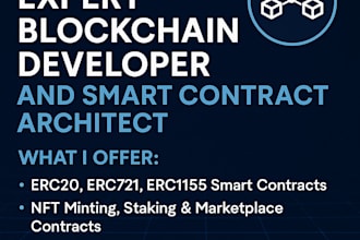 be your expert blockchain developer and smart contract architect