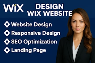 build wix website design redesign wix studio landing page business website