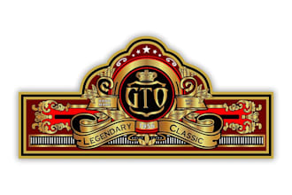 do exceptional cigar label, cigar logo, cigar band and cigar box design
