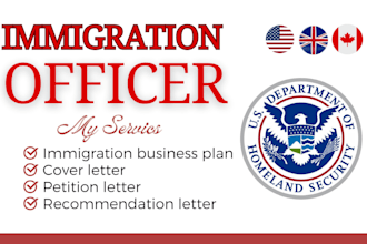 write uscis immigration business plans, cover letter for eb1a, eb1b and eb2