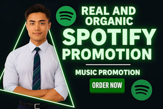 do organic spotify music promotion, spotify album and spotify podcast promotion