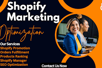 be your shopify manager, shopify sales, do ecommerce marketing shopify promotion
