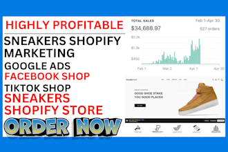 do sneakers shopify store footwear store shopify marketing sales funnel facebook