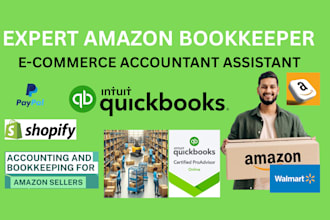 be your expert amazon bookkeeper ecommerce accounting assistant