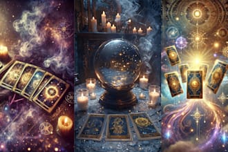 give a psychic  tarot card reading on video within 24h