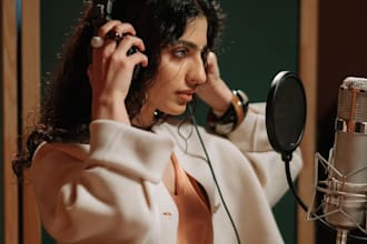 sing high quality pop edm rnb female lead or backing vocals
