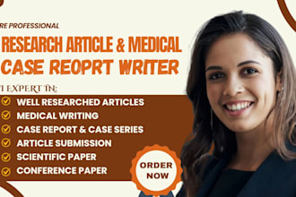 do medical case report,manuscript,research articles and publish in q1 q2 journal