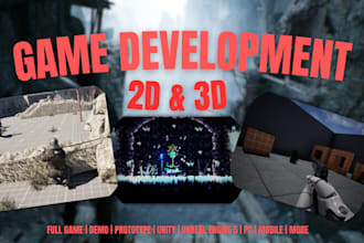develop video game in unity or unreal engine 5