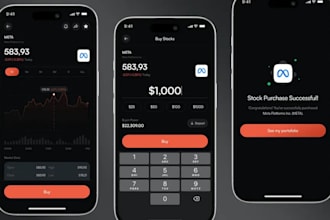 develop stock trading app, forex trading app, trading app, crypto trading app