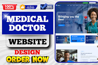 design healthcare website home care dental doctor hospital medical website