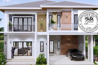 sign architectural stamp, ca stamp, florida stamp, texas stamp, city permit