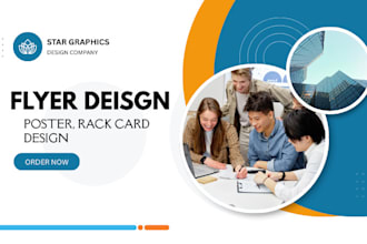 do rack card, hiring, gym flyer, sports poster design